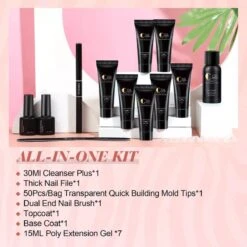 Polygel Kit - Polygel Set - Nagelverlenging - Polygel 7 Kleuren - Polygel Nagels - Kunstnagels - Gel Polish - Acryl Gellak -Max Factor Winkel 1200x1200 1286