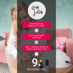 Miss Jules - Complete Gellak Starterspakket - Kleur Nude Roze Glitter - Glanzend & Dekkend Resultaat - Inclusief UV/LED Lamp & Instructievideo (NL) 17 Miss Jules - Complete Gellak Starterspakket - Kleur Nude Roze Glitter - Glanzend & Dekkend Resultaat - Inclusief UV/LED Lamp & Instructievideo (NL) -Max Factor Winkel 1200x1200 1292