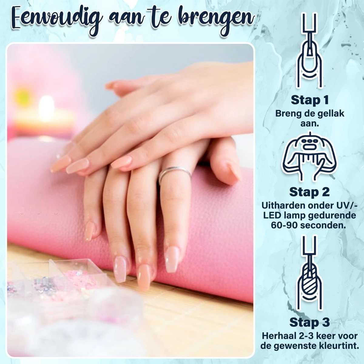 Luneya Gellak - Hidden Blossom Edition - 6-Delige Gellak Starterspakket - Gel Nagellak 8 Luneya Gellak - Hidden Blossom Edition - 6-Delige Gellak Starterspakket - Gel Nagellak - Afbeelding 6