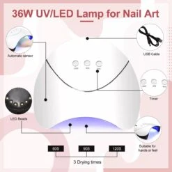 Royala POG4 Professionele Poly Gel Kit – Premium Quality – 8 Kleuren Polygel - Dual Molds Nagelvormen - Polygel Pakket - Topcoat Basecoat - Incl. 36 Watt LED Nageldroger - Poly Acryl Nagels - Nail Art Pakket - Starterspakket - Gel Lak -Max Factor Winkel 1200x1200 1344