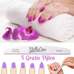 UV Nagel Lamp 168 Watt + 5 Gratis Vijlen - BellaLine - UV Led Nagellamp – Gel Nagel – Nagellak UV – Nageldroger – Salon – Sensor – Gellac - Acryl - Gelnagels – 42 Power Led – Professioneel – Krachtig – Manicure – Extra Lang Snoer - Pink - Pedicure -Max Factor Winkel 1200x1200 1413