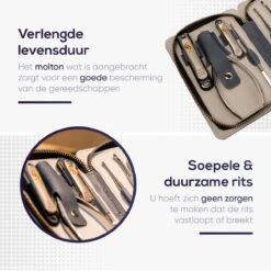 Skeraxo 8-delige Luxe Verschillende Tools - Professioneel Manicure Set & Pedicureset Met Nagelvijl & Nageltang – Behandeling Nagels En Huid 30 Skeraxo 8-delige Luxe Verschillende Tools - Professioneel Manicure Set & Pedicureset Met Nagelvijl & Nageltang – Behandeling Nagels En Huid -Max Factor Winkel 1200x1200 1484