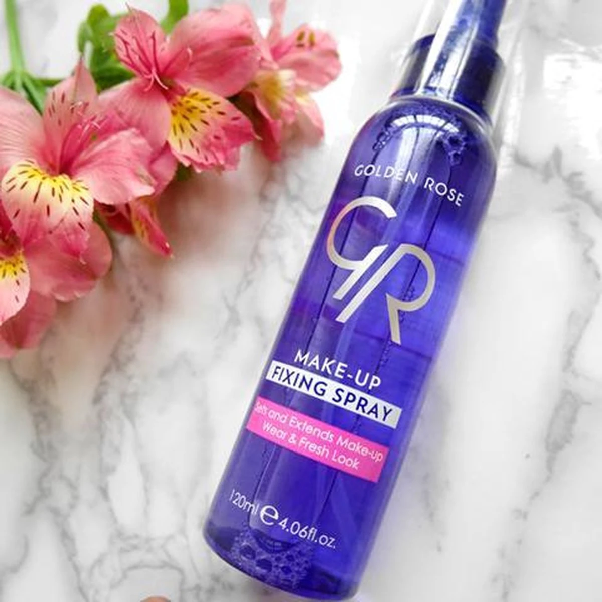 Golden Rose Make-up Fixing Spray Fixeer Spray Zorgt Dat De Make-up Niet Verplaatst 4 Golden Rose Make-up Fixing Spray Fixeer Spray Zorgt Dat De Make-up Niet Verplaatst - Afbeelding 2