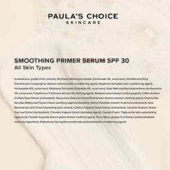 Paula's Choice Smoothing Primer Serum SPF 30 - Perfecte Make-up Basis - Alle Huidtypen - 30 Ml 7 Paula's Choice Smoothing Primer Serum SPF 30 - Perfecte Make-up Basis - Alle Huidtypen - 30 Ml -Max Factor Winkel 1200x1200 317