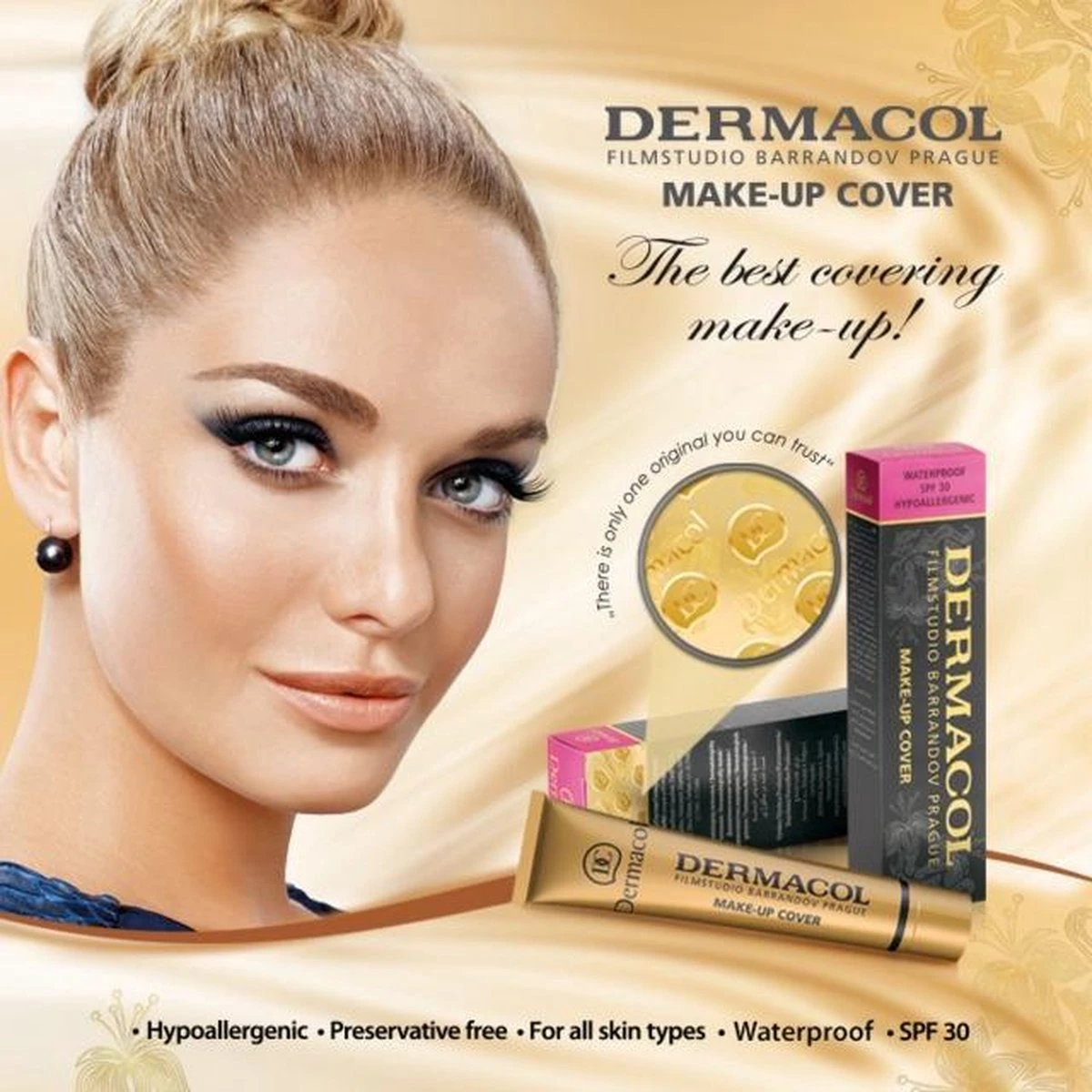 Dermacol - Make-up Cover - 30 Ml - Waterproof - Tint 215 7 Dermacol - Make-up Cover - 30 Ml - Waterproof - Tint 215 - Afbeelding 5