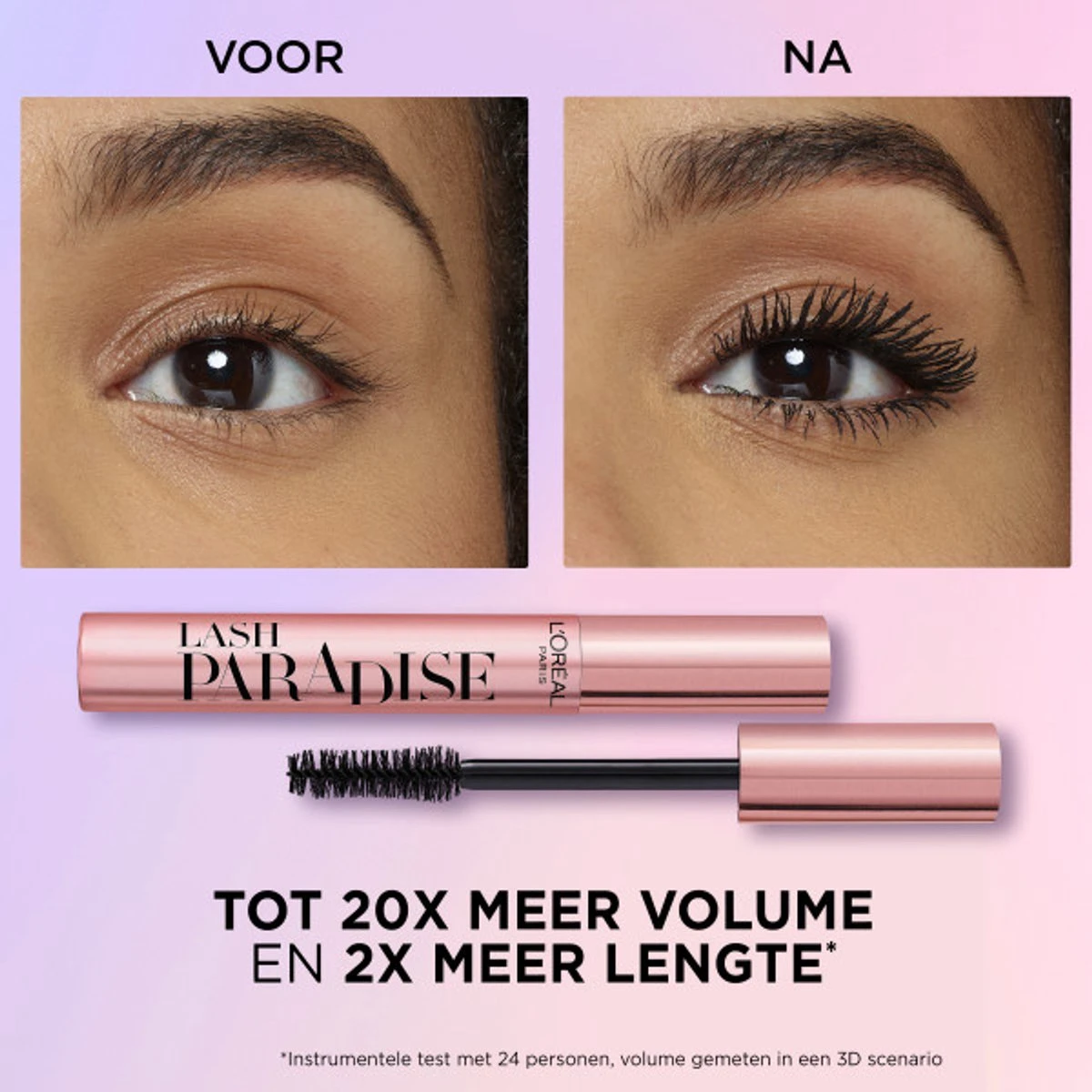 L’Oréal Paris - Lash Paradise Mascara - 01 Black - Zwarte Volume Mascara - 6.4 Ml (Paradise Extatic) 6 L’Oréal Paris - Lash Paradise Mascara - 01 Black - Zwarte Volume Mascara - 6.4 Ml (Paradise Extatic) - Afbeelding 4