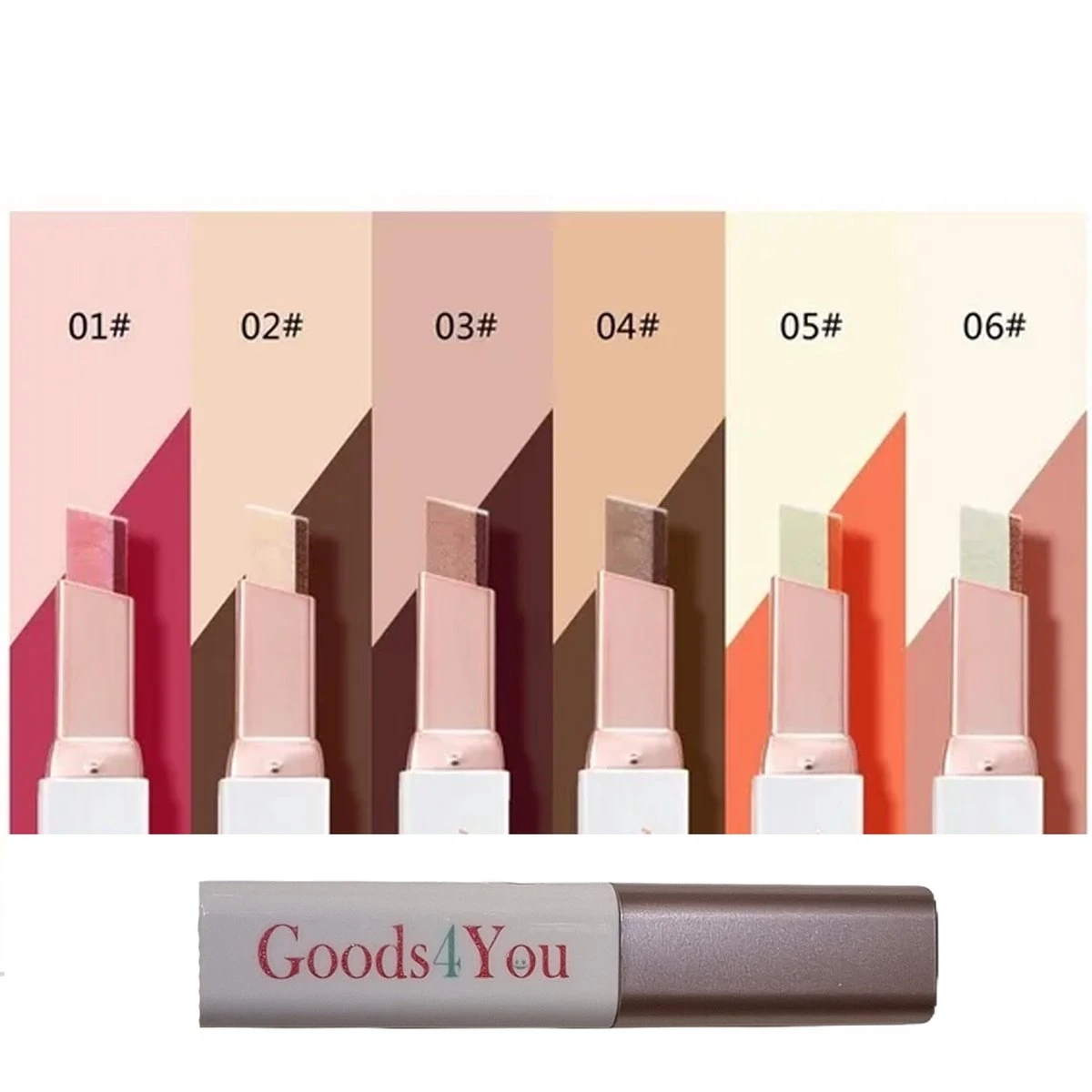 Goods4you Duo Color Gradient Oogschaduw Stick #6 8 Goods4you Duo Color Gradient Oogschaduw Stick #6 - Afbeelding 6