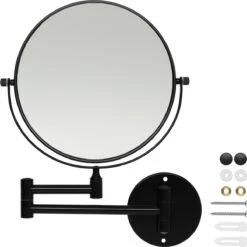 LYVION Make-up Spiegel - Scheerspiegel - Vergrootspiegel - 2 Spiegels - Voor Aan De Wand - Uitklapbaar - Verstelbaar - Cosmeticaspiegel - Dubbelzijdig - RVS - Zwart 9 LYVION Make-up Spiegel - Scheerspiegel - Vergrootspiegel - 2 Spiegels - Voor Aan De Wand - Uitklapbaar - Verstelbaar - Cosmeticaspiegel - Dubbelzijdig - RVS - Zwart -Max Factor Winkel 1200x1200 851