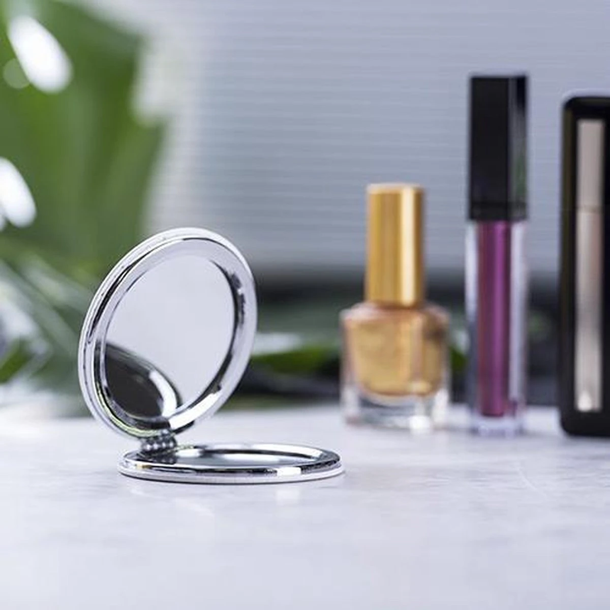 Merkloos Spiegeltje | Mini Spiegel | Zak Spiegel | Make Up Spiegeltje | Dubbele Klapspiegel - Wit 5 Merkloos Spiegeltje | Mini Spiegel | Zak Spiegel | Make Up Spiegeltje | Dubbele Klapspiegel - Wit - Afbeelding 3