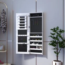 HOMCOM 2-in-1 Sieradenkast Wandspiegel Spiegelkast Sieraden Ladekast Spiegel 833-102WT 22 HOMCOM 2-in-1 Sieradenkast Wandspiegel Spiegelkast Sieraden Ladekast Spiegel 833-102WT -Max Factor Winkel 1200x1200 899