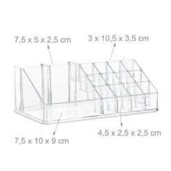 Relaxdays Make-up Organizer Klein - Stapelbaar - Sieradendoosje - Cosmetica - Opbergbox - Doorzichtig 30 Relaxdays Make-up Organizer Klein - Stapelbaar - Sieradendoosje - Cosmetica - Opbergbox - Doorzichtig -Max Factor Winkel 1200x1200 995