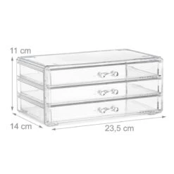 Relaxdays Make-up Organizer Klein - Stapelbaar - Sieradendoosje - Cosmetica - Opbergbox - Doorzichtig 31 Relaxdays Make-up Organizer Klein - Stapelbaar - Sieradendoosje - Cosmetica - Opbergbox - Doorzichtig -Max Factor Winkel 1200x1200 996