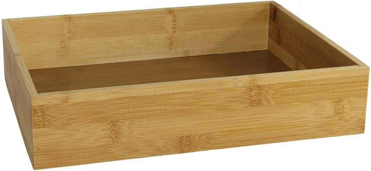 Gerim - Kast/lade Sorteer Organizer Bamboe Hout Bakje 32 X 24 X 7 Cm 5 Gerim - Kast/lade Sorteer Organizer Bamboe Hout Bakje 32 X 24 X 7 Cm - Afbeelding 3