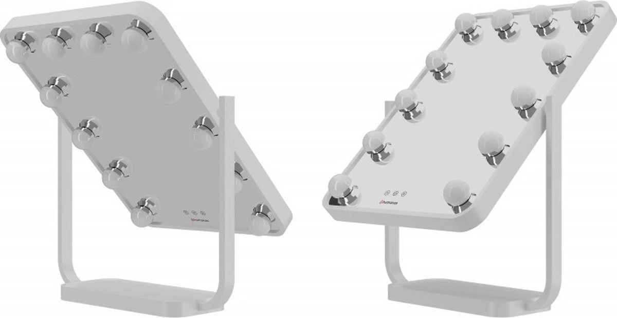 Humanas HS-HM01 White Make-up Mirror With LED Lighting 3 Humanas HS-HM01 White Make-up Mirror With LED Lighting