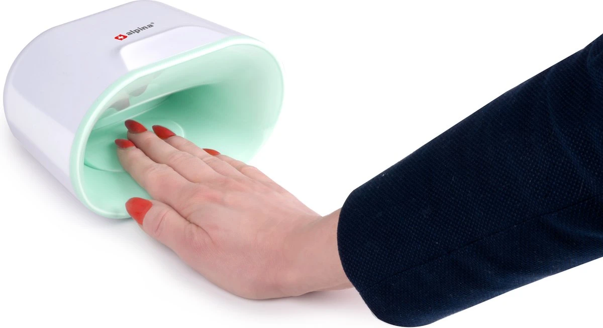 Alpina Nageldroger - Op Batterijen - Ventilator - Voor Nagels Van Vingers En Tenen - Compact 3 Alpina Nageldroger - Op Batterijen - Ventilator - Voor Nagels Van Vingers En Tenen - Compact