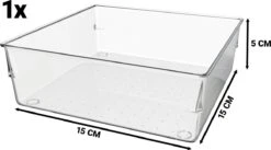 Waal® Lade Organizer (set Van 13 Bakjes) - Lade Verdeler - Keuken - Kantoor - Make-up - Bureau - Transparant -Max Factor Winkel 1200x667 2