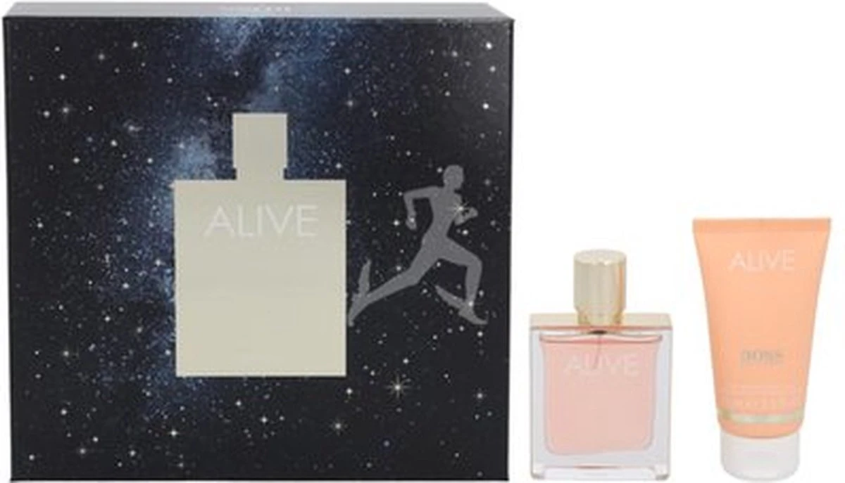 Hugo Boss Alive Geschenkset - 50ml Eau De Parfum + 75ml Bodylotion 5 Hugo Boss Alive Geschenkset - 50ml Eau De Parfum + 75ml Bodylotion - Afbeelding 3