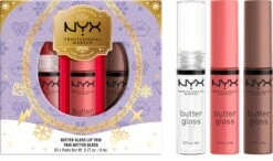 NYX Professional Makeup - Holidays 2022 Mrs Claus - Butter Gloss Trio - Lip Gloss -Max Factor Winkel 1200x709