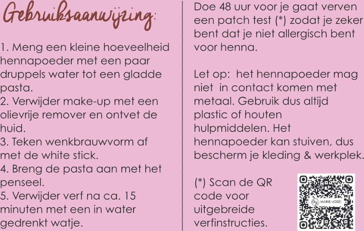 Henna Wenkbrauwverf Donkerbruin | Henna Brows |Geschikt Voor Minstens 25 Toepassingen 8 Henna Wenkbrauwverf Donkerbruin | Henna Brows |Geschikt Voor Minstens 25 Toepassingen - Afbeelding 6