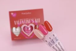 Pink Gellac - Valentine's Kit Color Box - Gellak Set Kleuren - 3 X 15 Ml Inclusief Nail Art Stickers -Max Factor Winkel 1200x803 2