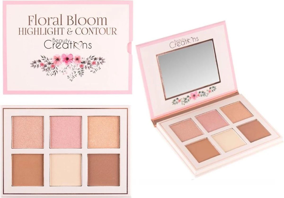 Beauty Creations Floral Bloom Highlight & Contour Palette 6 Beauty Creations Floral Bloom Highlight & Contour Palette - Afbeelding 4
