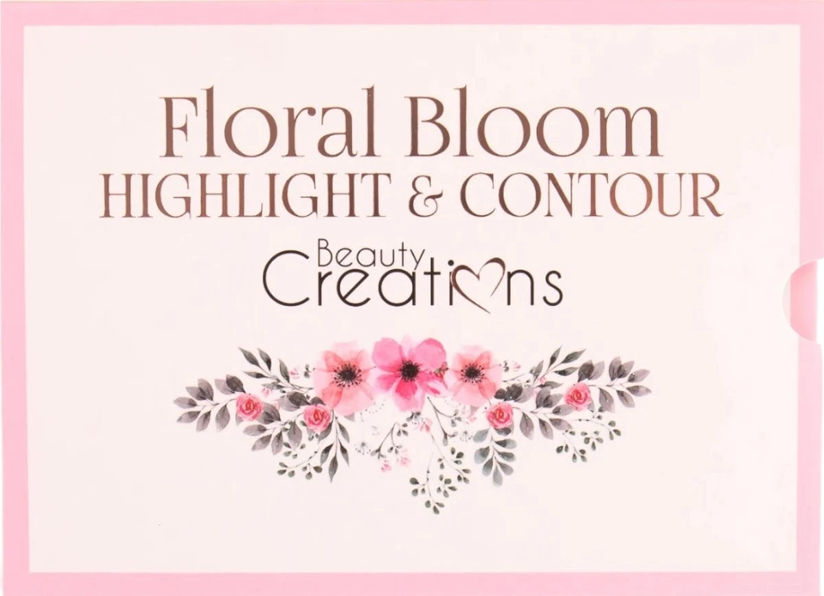 Beauty Creations Floral Bloom Highlight & Contour Palette 4 Beauty Creations Floral Bloom Highlight & Contour Palette - Afbeelding 2