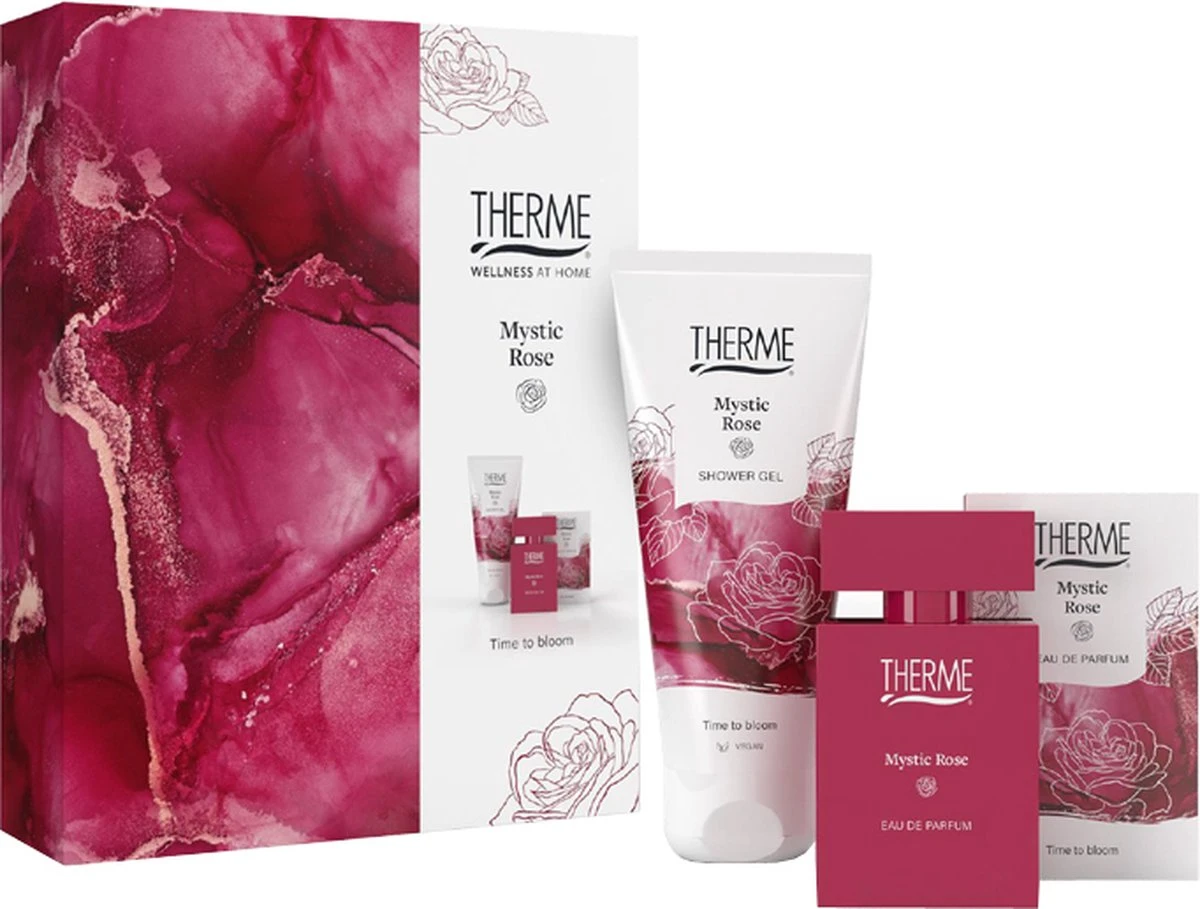 Therme Mystic Rose Eau De Parfum 30 Ml + Shower Gel Geschenkset 3 Therme Mystic Rose Eau De Parfum 30 Ml + Shower Gel Geschenkset