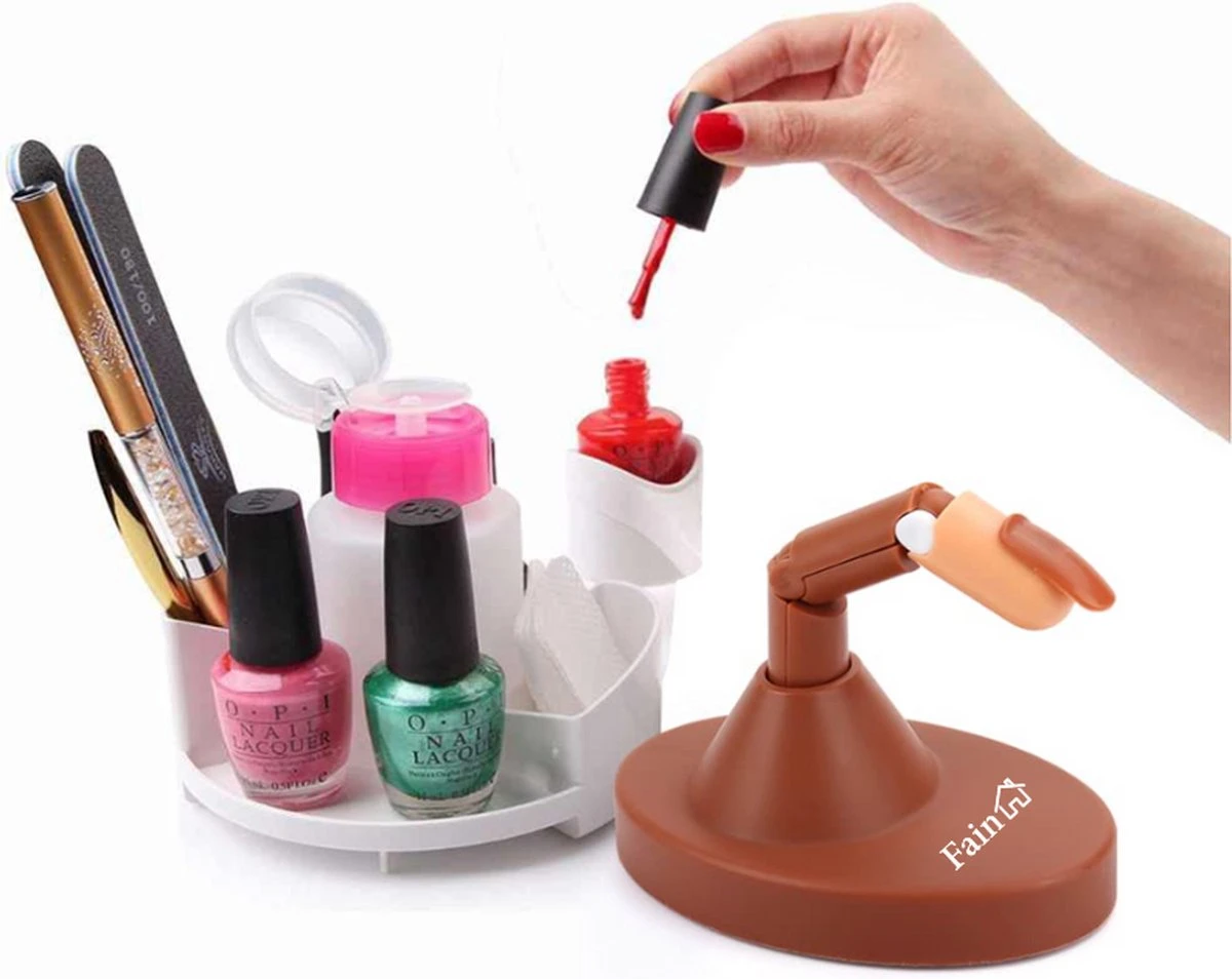 Oefenhand Voor Nagels – Nail Trainer Vinger – All-in-1 Set – Incl. 80 Kunstnagels – Nail Art – Nagel Set – Nail Trainer Hand 13 Oefenhand Voor Nagels – Nail Trainer Vinger – All-in-1 Set – Incl. 80 Kunstnagels – Nail Art – Nagel Set – Nail Trainer Hand - Afbeelding 11