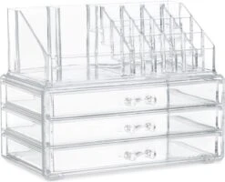 Relaxdays Make-up Organizer Klein - Stapelbaar - Sieradendoosje - Cosmetica - Opbergbox - Doorzichtig 33 Relaxdays Make-up Organizer Klein - Stapelbaar - Sieradendoosje - Cosmetica - Opbergbox - Doorzichtig -Max Factor Winkel 1200x971 3