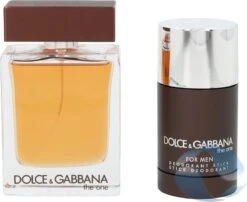 Dolce & Gabbana The One For Men Geschenkset - Eau De Toilette + Deodorant -Max Factor Winkel 1200x983 1
