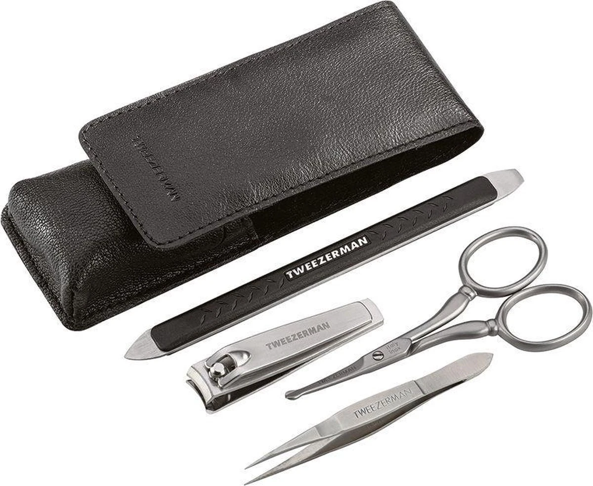 Tweezerman G.E.A.R. Grooming Set - Zwart - 5 Tweezerman G.E.A.R. Grooming Set - Zwart - - Afbeelding 3