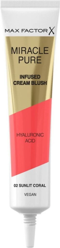 Max Factor Miracle Pure Vegan Blush 002 Sunlit Coral 16 Max Factor Miracle Pure Vegan Blush 002 Sunlit Coral -Max Factor Winkel 291x1200 2
