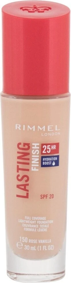 Rimmel London Lasting Finish Foundation - 150 Rose Vanilla -Max Factor Winkel 304x1200 3