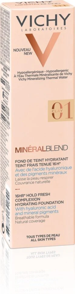 Vichy Minéralblend Foundation - 01 Clay - 30ML - Natuurlijke Dekking -Max Factor Winkel 308x1200 1