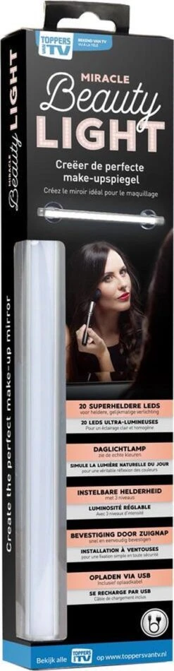 Merkloos Miracle Beauty Light - Creëer De Perfecte Make-up Spiegel - Valentine - Valentijnsdag - Valentijn Cadeautje -Max Factor Winkel 312x1200 5
