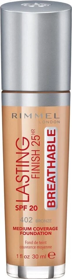 Rimmel London Lasting Finish Breathable Foundation Bronze - Beige -Max Factor Winkel 313x1200 1