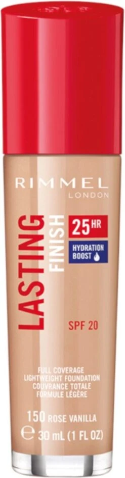 Rimmel London Lasting Finish Foundation - 150 Rose Vanilla -Max Factor Winkel 316x1200 3