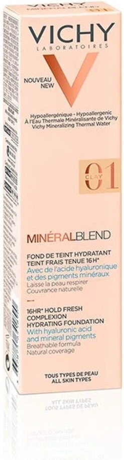 Vichy Minéralblend Foundation - 01 Clay - 30ML - Natuurlijke Dekking -Max Factor Winkel 324x1200 3