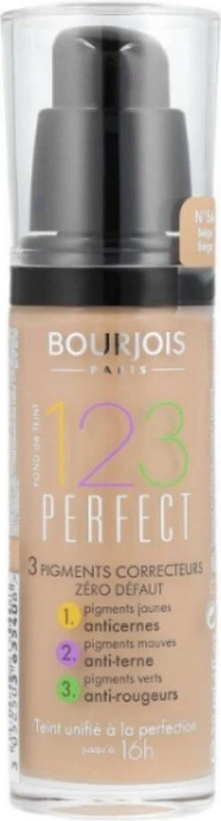 Bourjois 123 Perfect Foundation - 54 Beige Foncé 23 Bourjois 123 Perfect Foundation - 54 Beige Foncé -Max Factor Winkel 324x1200 6