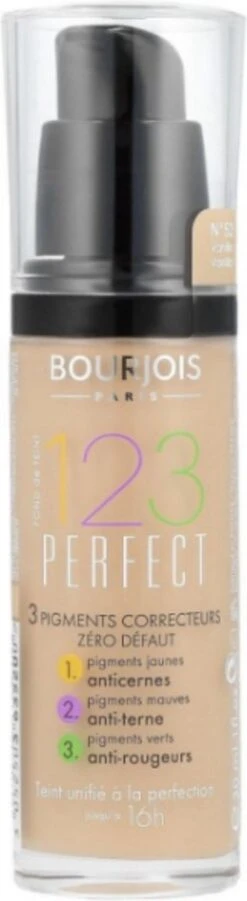 Bourjois 123 Perfect Foundation - 52 Vanille -Max Factor Winkel 329x1200 6