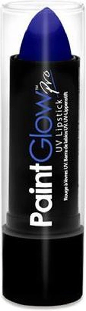 PaintGlow - UV Lippenstift - Blacklight Verf - Festival Make Up - Blauw 3 PaintGlow - UV Lippenstift - Blacklight Verf - Festival Make Up - Blauw