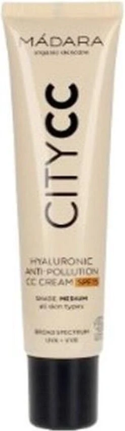 MÁDARA Anti-Pollution CC Cream SPF15 Medium Beige 40ml - Hyaluronzuur -UVA/UVB -Max Factor Winkel 349x1200 4