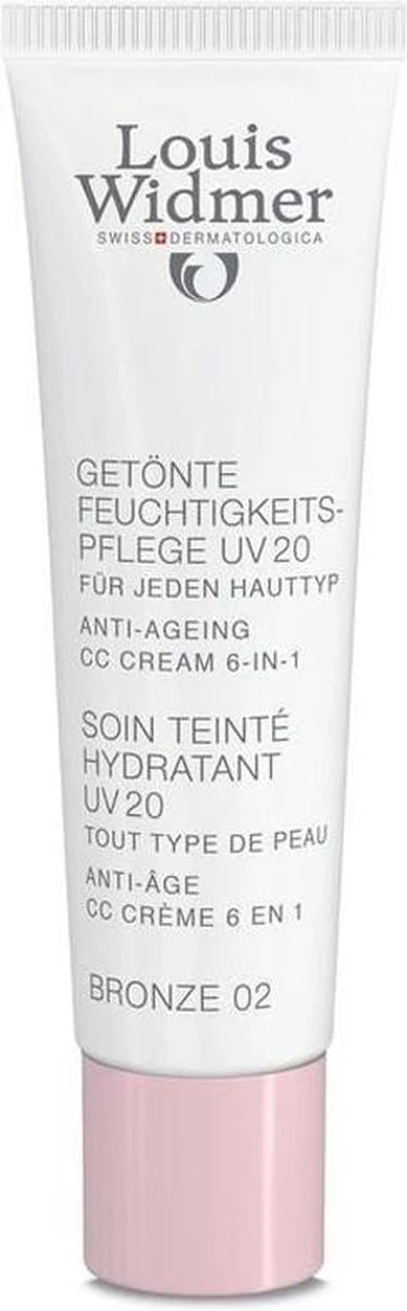 Louis Widmer CC-cream (getinte Dagverzorging UV20) Nr.2 Bronze Ongeparfumeerd 3 Louis Widmer CC-cream (getinte Dagverzorging UV20) Nr.2 Bronze Ongeparfumeerd