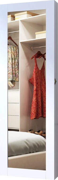 HOMCOM 2-in-1 Sieradenkast Wandspiegel Spiegelkast Sieraden Ladekast Spiegel 833-102WT 16 HOMCOM 2-in-1 Sieradenkast Wandspiegel Spiegelkast Sieraden Ladekast Spiegel 833-102WT -Max Factor Winkel 389x1200 10