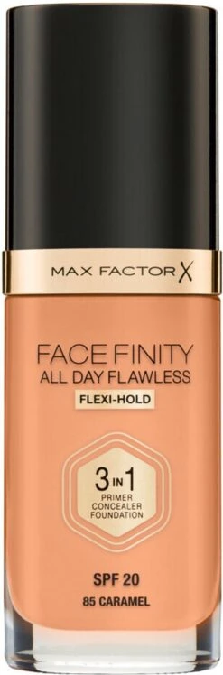 Max Factor Facefinity All Day Flawless 3-in-1 Liquid Foundation - 085 Caramel -Max Factor Winkel 396x1200 2
