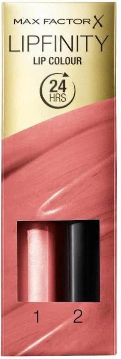 Max Factor Lipfinity 24HR Lip Colour Lipgloss - 215 Constantly Dreamy 4 Max Factor Lipfinity 24HR Lip Colour Lipgloss - 215 Constantly Dreamy - Afbeelding 2