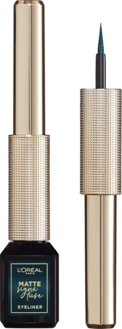 L’Oréal Paris Matte Signature Eyeliner Van Superliner – Matte Liquid Eyeliner – Waterproof - 04 Emeraude – Groen 19 L’Oréal Paris Matte Signature Eyeliner Van Superliner – Matte Liquid Eyeliner – Waterproof - 04 Emeraude – Groen -Max Factor Winkel 447x1200 5