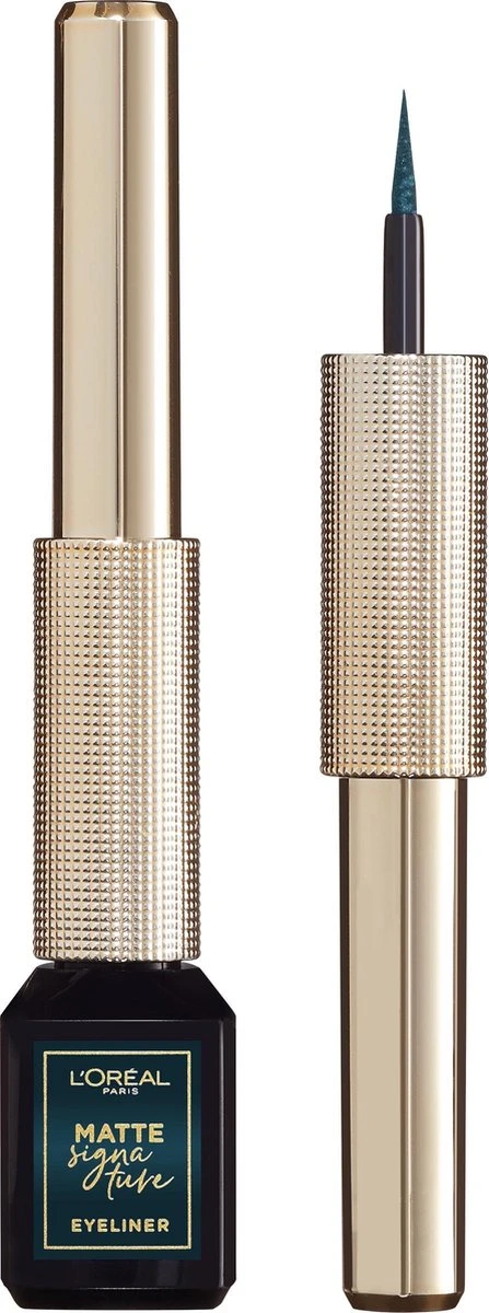 L’Oréal Paris Matte Signature Eyeliner Van Superliner – Matte Liquid Eyeliner – Waterproof - 04 Emeraude – Groen 11 L’Oréal Paris Matte Signature Eyeliner Van Superliner – Matte Liquid Eyeliner – Waterproof - 04 Emeraude – Groen - Afbeelding 9