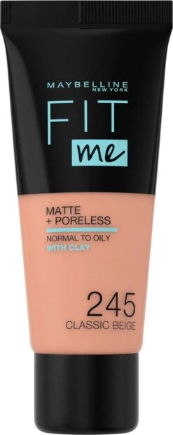 Maybelline Fit Me Matte & Poreless Foundation - 245 Classic Beige - 30 Ml -Max Factor Winkel 478x1200 1