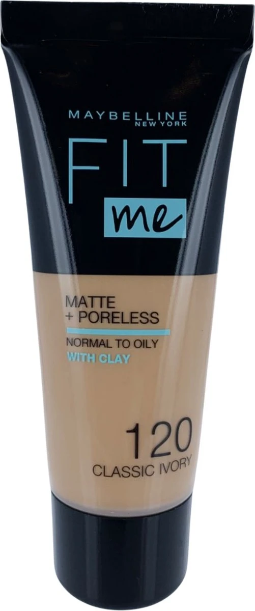 Maybelline Fit Me Matte & Poreless Foundation - 120 Classic Ivory 12 Maybelline Fit Me Matte & Poreless Foundation - 120 Classic Ivory - Afbeelding 10